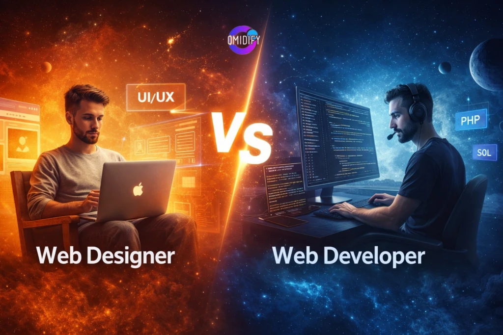 تفاوت Web Designer و Web Developer