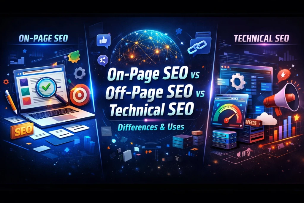 سئو داخلی، سئو خارجی و سئو تکنیکال چیست؟ تفاوت ها و کاربردها