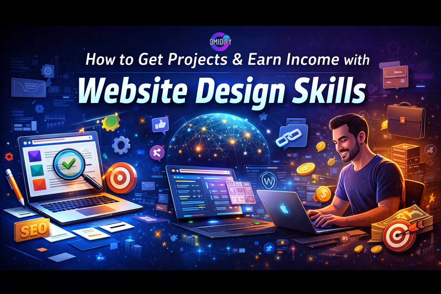 چطور با مهارت طراحی سایت، پروژه بگیریم و درآمد کسب کنیم